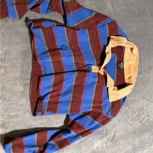 Netflix Stranger Things Multicolor Striped Shirt